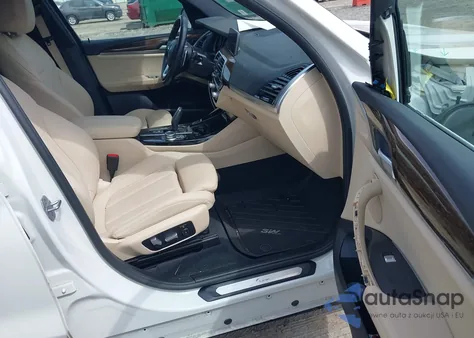 2021 BMW X3 Sdrive30I z USA, uszkodzony, nr VIN 5UXTY3C05M9E60812